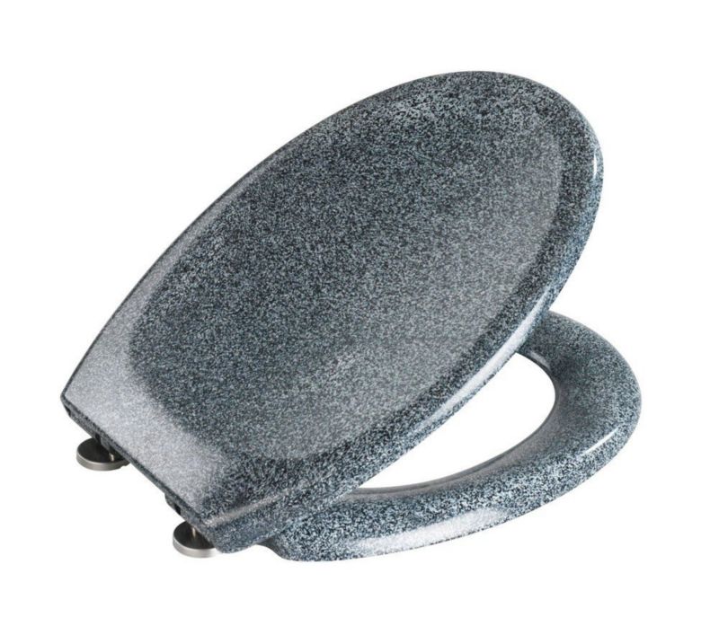 Toiletsæde Ottana Antracit 37,5x44,5 cm Duroplast Blødt Luk | 4008838189023