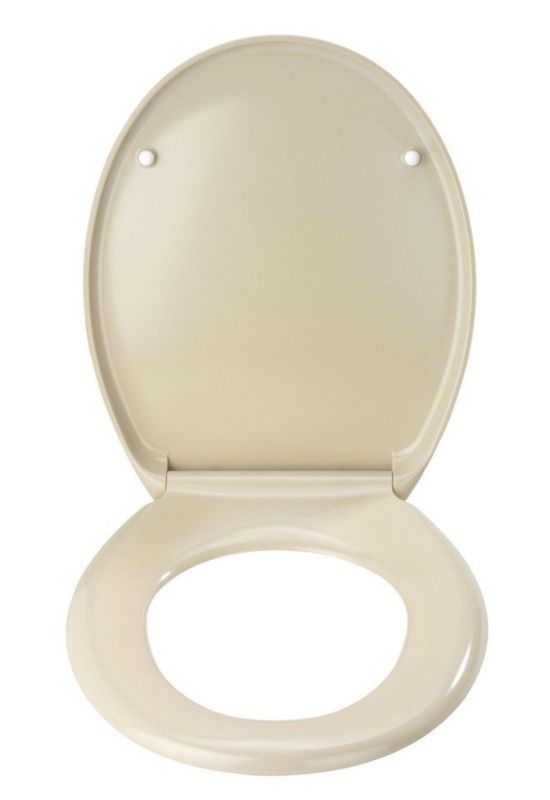 Toiletsæde Ottana Beige Duroplast Blødt Luk Fix-Clip