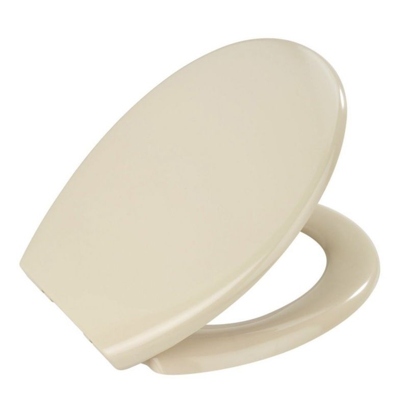 Toiletsæde Ottana Beige Duroplast Blødt Luk Fix-Clip