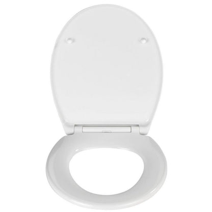 Toiletsæde Samos Softclose Fix-Clip Hvid Duroplast 37,5x44,5 cm