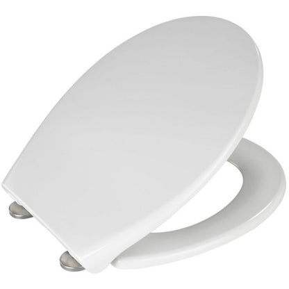 Toiletsæde Samos Softclose Fix-Clip Hvid Duroplast 37,5x44,5 cm