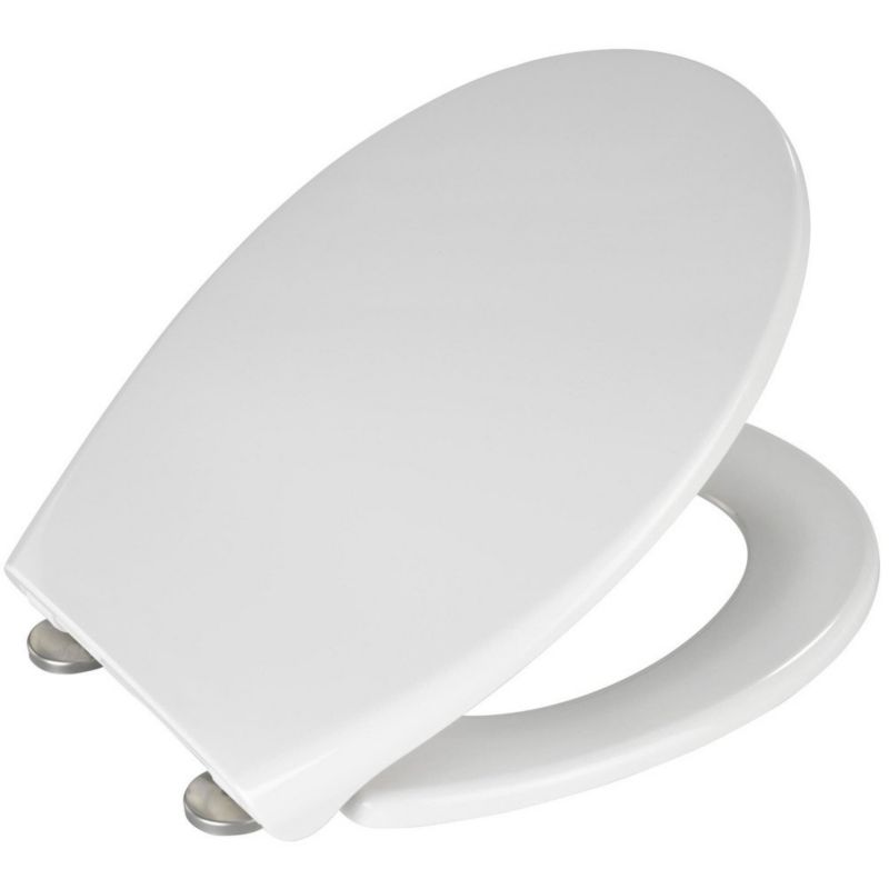 Toiletsæde Samos Softclose Fix-Clip Hvid Duroplast 37,5x44,5 cm