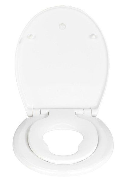 Toiletsæde med Børneindsats Duroplast Hvid 37,5 x 44,5 cm