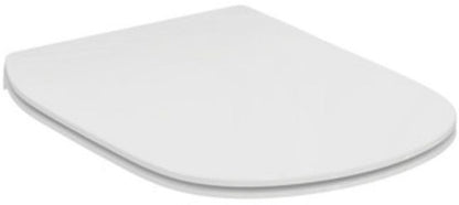Toiletsæde med Soft Close Tesi 45x365x450 mm Hvid