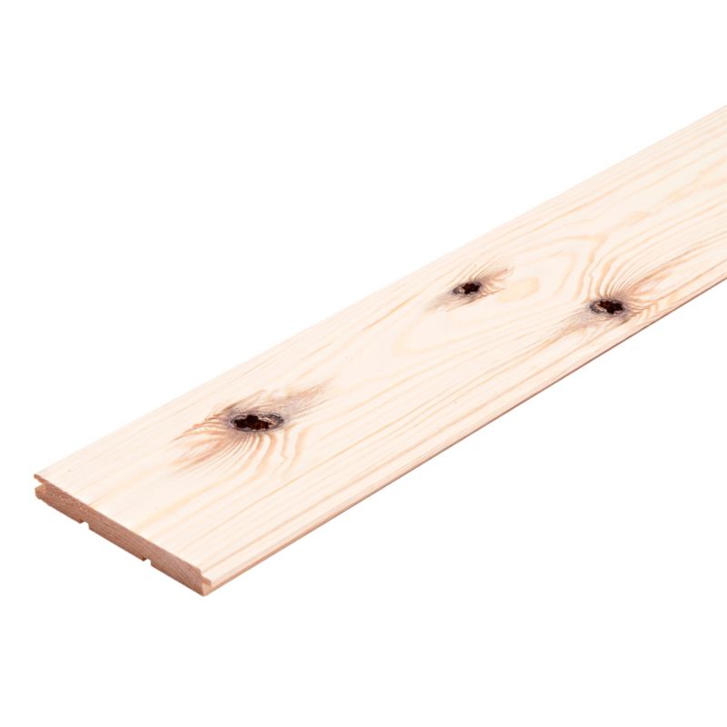 Profilbræt i fyrretræ 14 x 121 x 2400 mm klasse C 2,904 m²