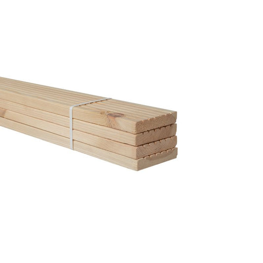 Terrassebræt DotWood 240 x 12 x 2,4 cm Fyr Multipak 5 stk.