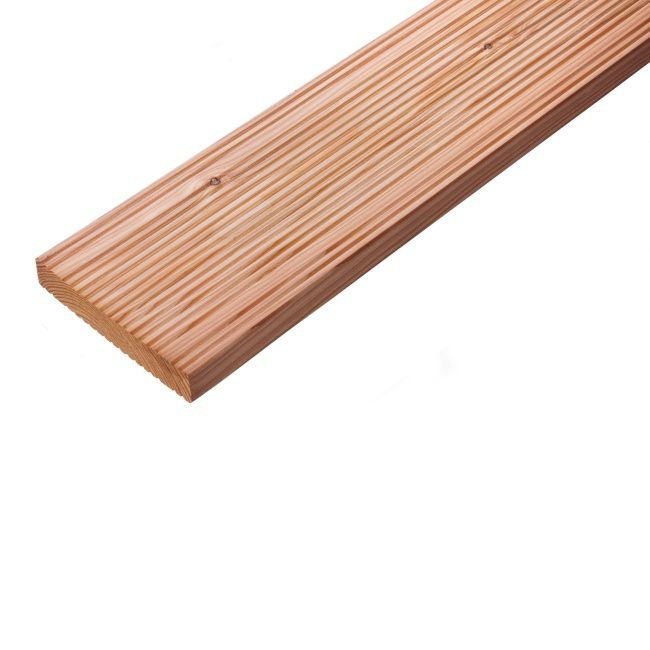 Træterrassebræt 25 x 14 x 3000 mm europæisk lærk