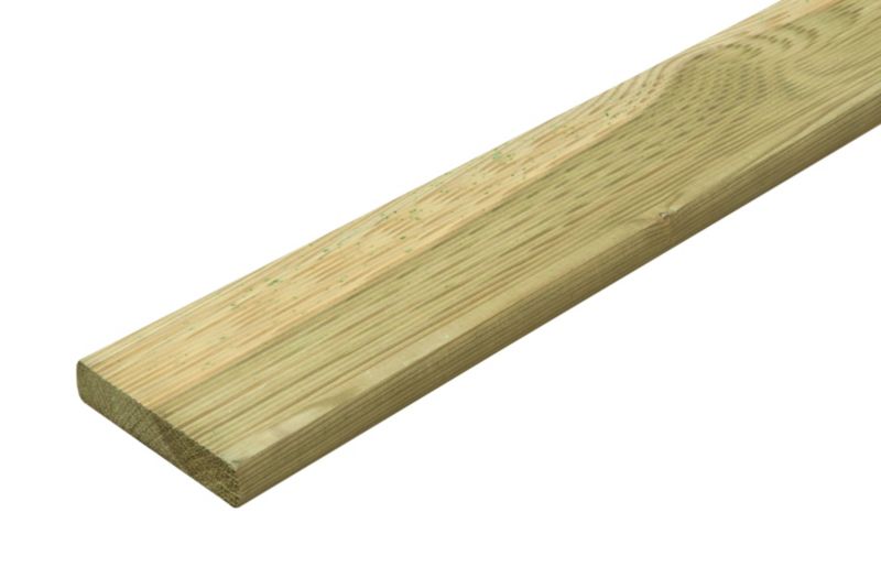 Træterrassebræt Blooma 2400 x 95 x 20 mm fyrretræ