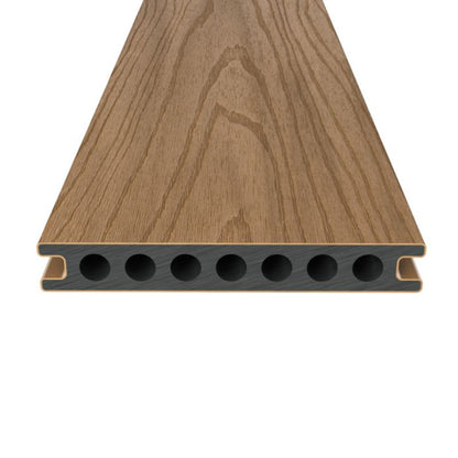 GoodHome komposit terrassebræt 2,2 x 14,5 x 220 cm teak