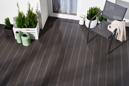 Klikstrom komposit terrassebræt 2,1 x 14,5 x 220 cm chokolade