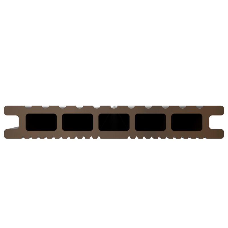 Klikstrom komposit terrassebræt 2,1 x 14,5 x 220 cm chokolade