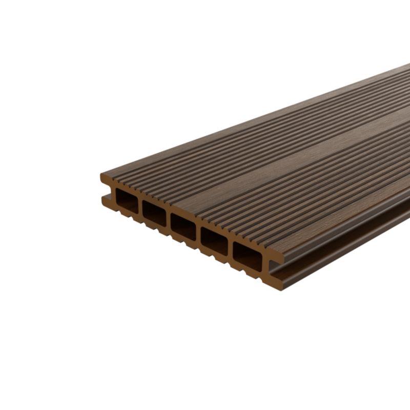 Klikstrom komposit terrassebræt 2,1 x 14,5 x 220 cm chokolade