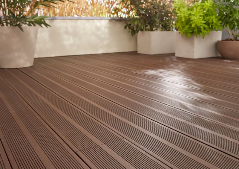 Klikstrom komposit terrassebræt 2,1 x 14,5 x 300 cm chocolate