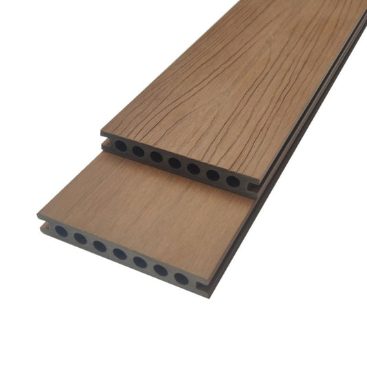Klikstrom komposit terrassebræt 2,2 x 14,5 x 220 cm teak