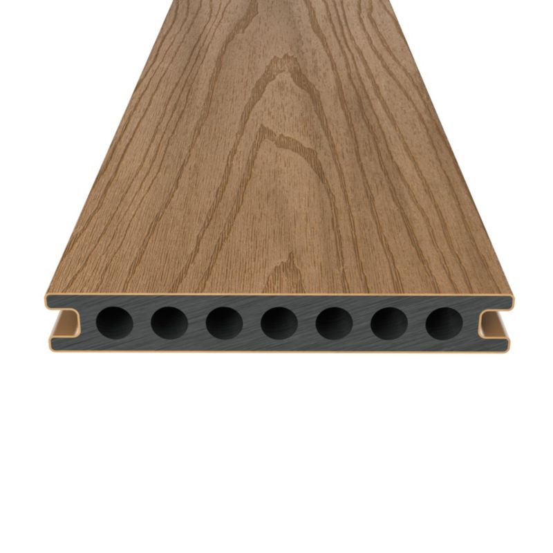 Klikstrom komposit terrassebræt 2,2 x 14,5 x 220 cm teak