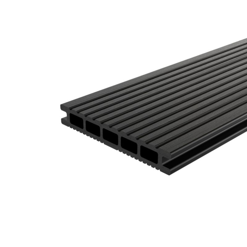 Klikstrom Neva komposit terrassebræt 2,1 x 14,5 x 220 cm antracit