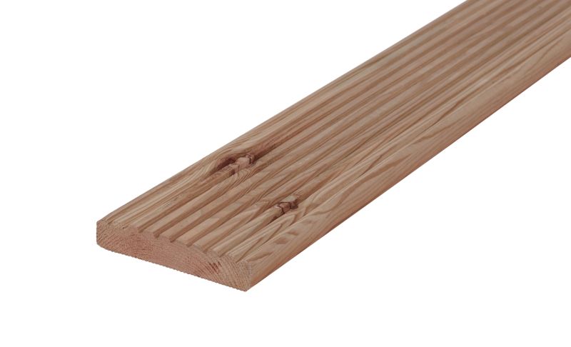 Terrassebræt i fyrretræ DLH 24 x 145 x 2500 mm