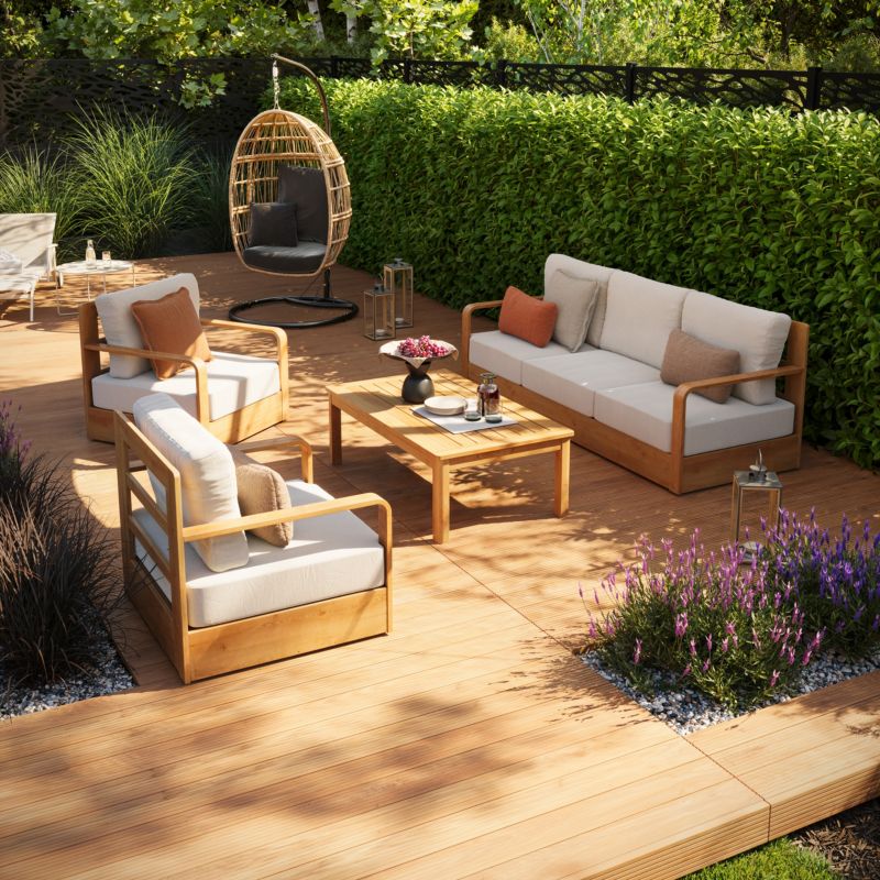 Termobehandlet gran terrassebræt 26 x 117 x 2400 mm
