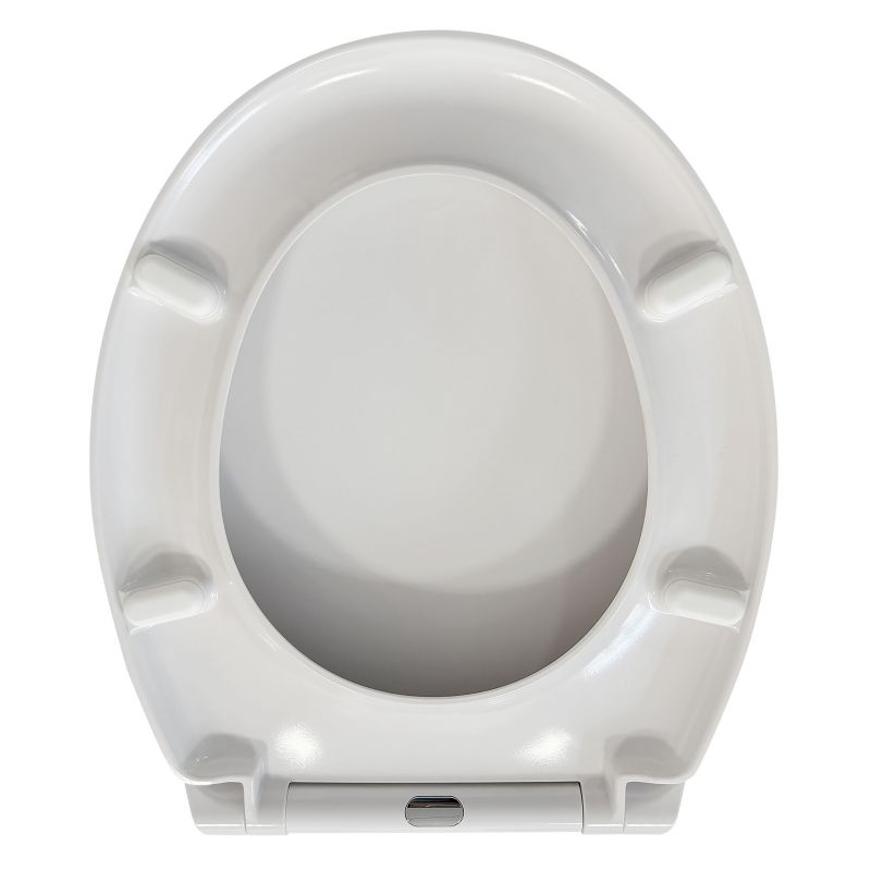 Toiletsæde Duroplast Hvid Blødt Luk Easy-Clean 44,3x37,3 cm