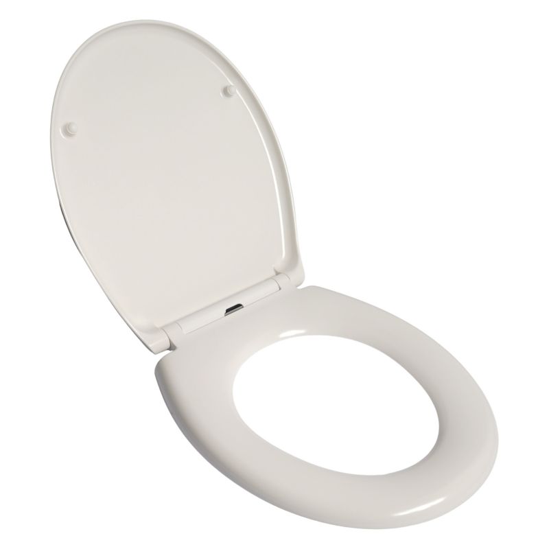 Toiletsæde Duroplast Hvid Blødt Luk Easy-Clean 44,3x37,3 cm