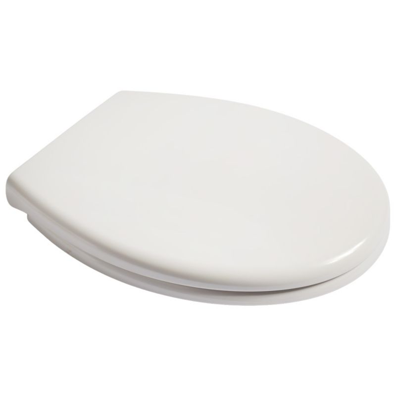 Toiletsæde Duroplast Hvid Blødt Luk Easy-Clean 44,3x37,3 cm