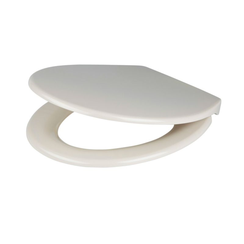 Cooke&Lewis Diani WC-sæde i duroplast med soft-close, beige