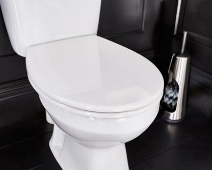 Toiletsæde Diani Duroplast Hvid Blødt Lukkende 449x372 mm