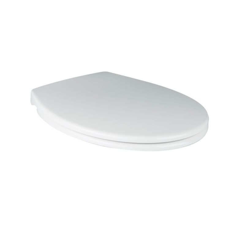 Toiletsæde Diani Duroplast Hvid Blødt Lukkende 44,9x37,2 cm