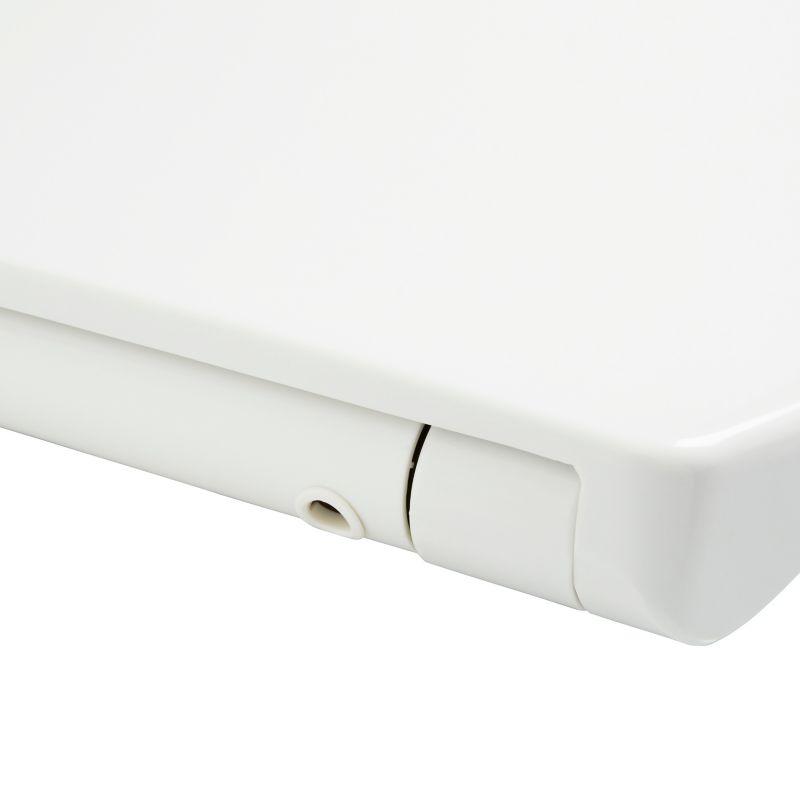 Toiletsæde Diani Duroplast Hvid Blødt Lukkende 44,9x37,2 cm