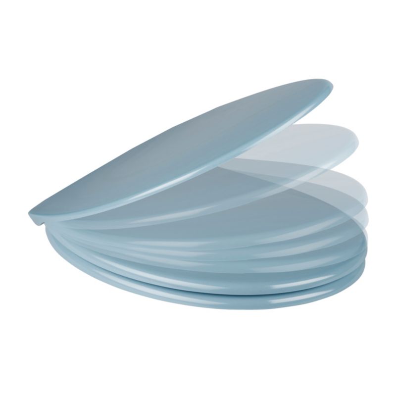 Toiletsæde Diani Blå Termoplast med Soft Close 449x372 mm