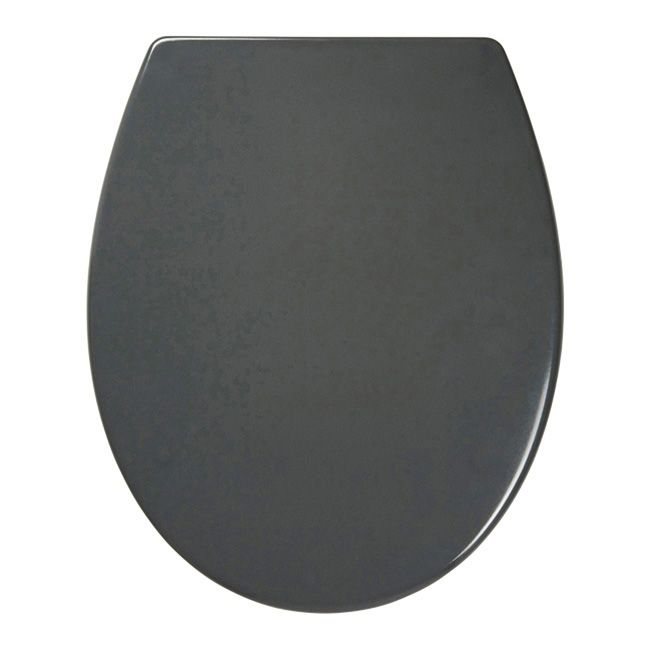 Toiletsæde Diani Grå Duroplast med Softclose 44,9 x 37,2 cm