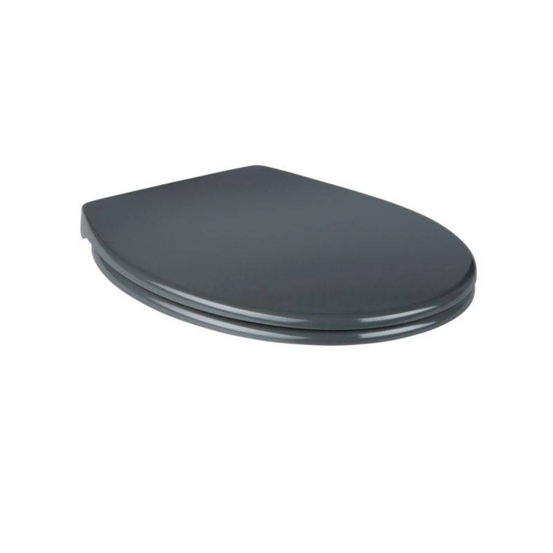 Toiletsæde Diani Grå Duroplast med Softclose 44,9 x 37,2 cm