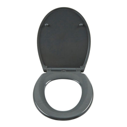 Toiletsæde Diani Grå Duroplast med Softclose 44,9 x 37,2 cm