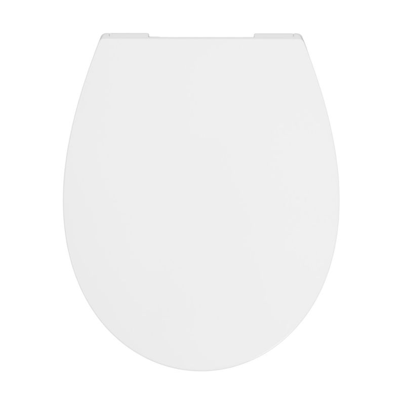 Toiletsæde Donna Duroplast Hvid Blødt Lukkende 44 x 36,5 cm