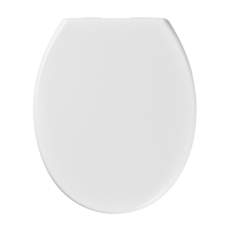 Toiletsæde Genoa Hvidt Termoplast 45,4x38,1 cm Blødt Lukkende