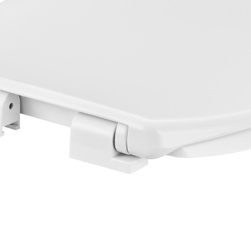 Toiletsæde Genoa Hvidt Termoplast 45,4x38,1 cm Blødt Lukkende