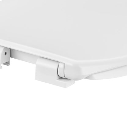 Toiletsæde Genoa Hvidt Termoplast 45,4x38,1 cm Blødt Lukkende
