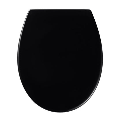 Toiletsæde Diani Duroplast Sort 44,8x37,2 cm