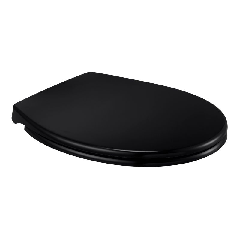 Toiletsæde Diani Duroplast Sort 44,8x37,2 cm