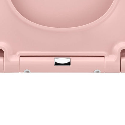 Toiletsæde Diani Duroplast Rosa Hurtigudløsning 448x372 mm