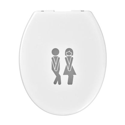 Toiletbræt Genoa 454x381 mm Hvid/Beige | HY-UF69-YZ3794