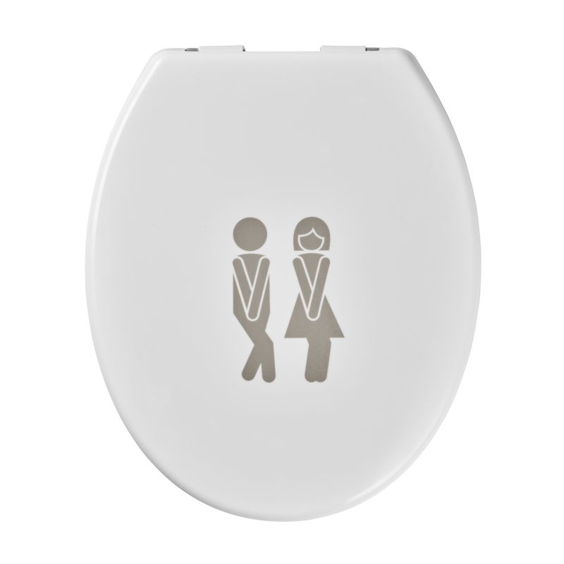 Toiletbræt Genoa 454x381 mm Hvid/Beige | HY-UF69-YZ3794