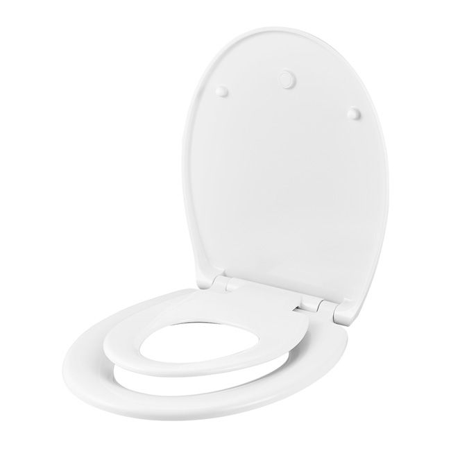 Toiletsæde Havel Hvid Duroplast med Børnesæde