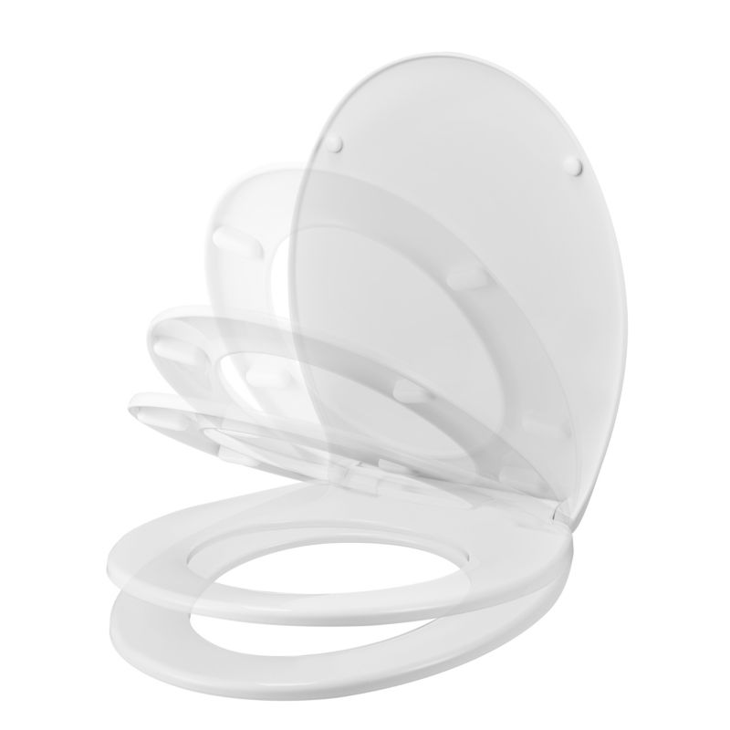 GoodHome Kouban wc-sæde med soft-close, hvid