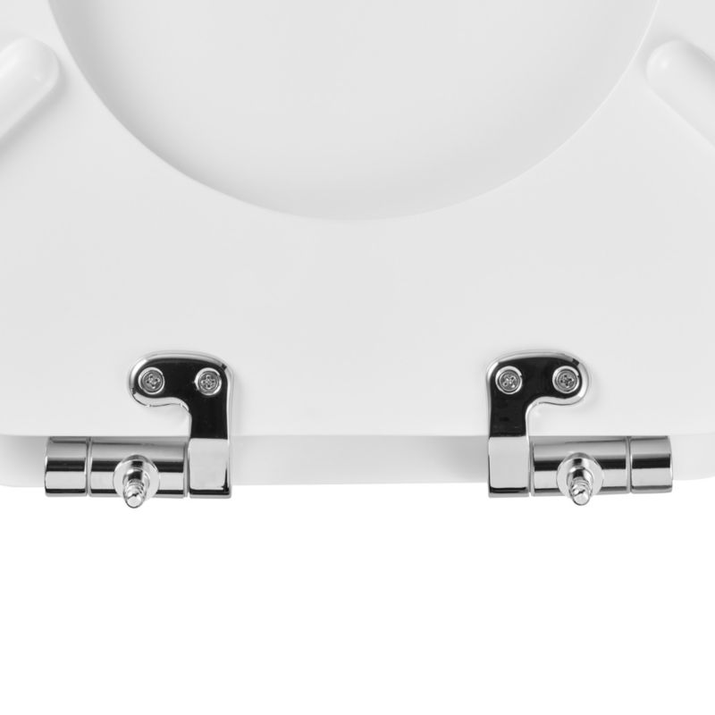 GoodHome Morava MDF wc-sæde med soft-close, hvid