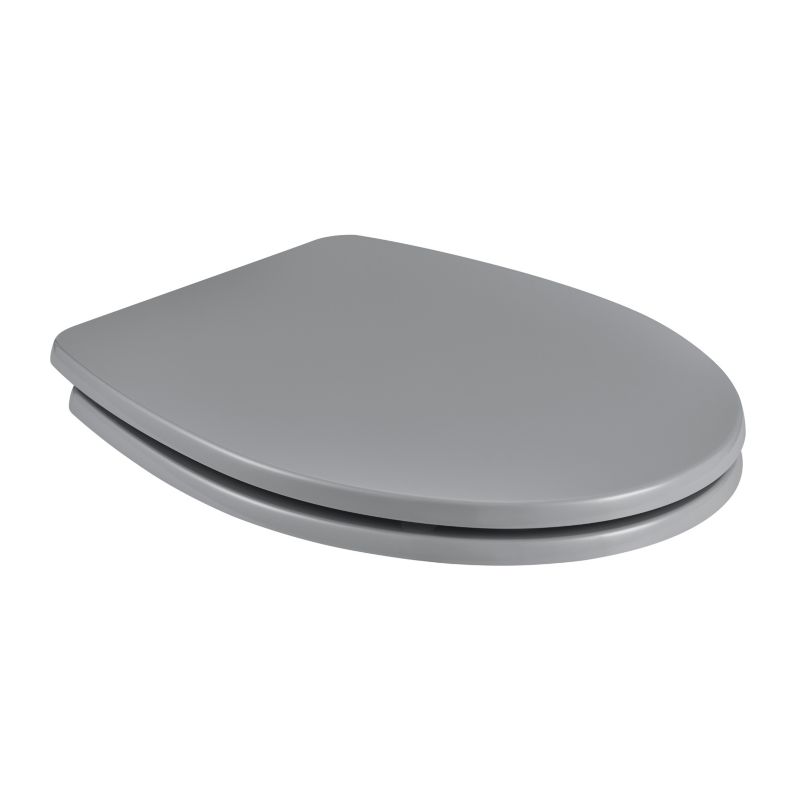 GoodHome Morava MDF wc-sæde med soft-close i grå