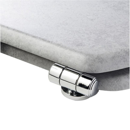 Toiletsæde Pilica MDF Softclose Beton 43,5x37 cm