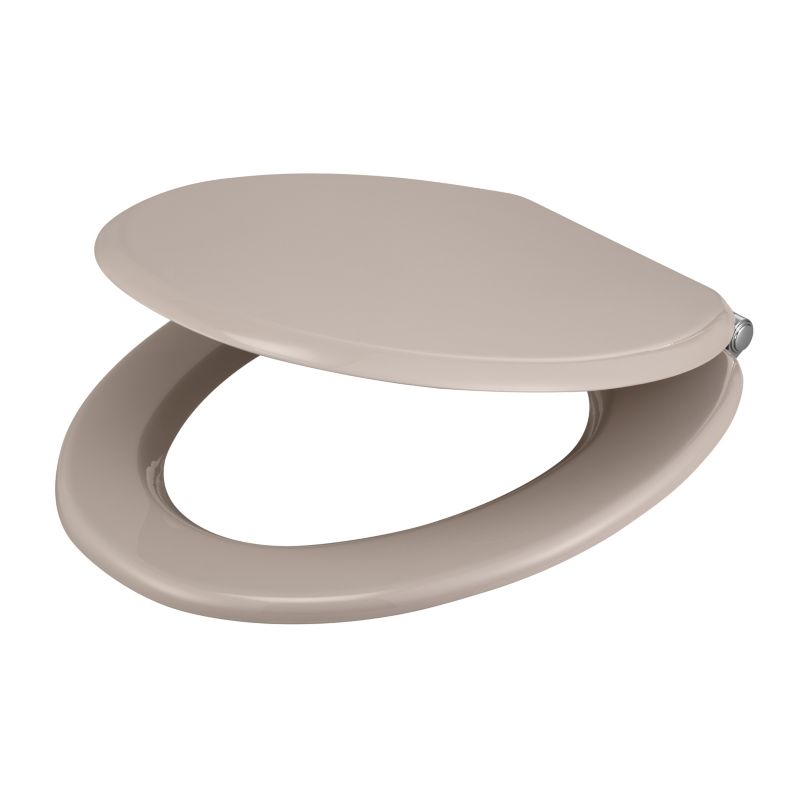 GoodHome Pilica MDF wc-sæde med soft-close i beige