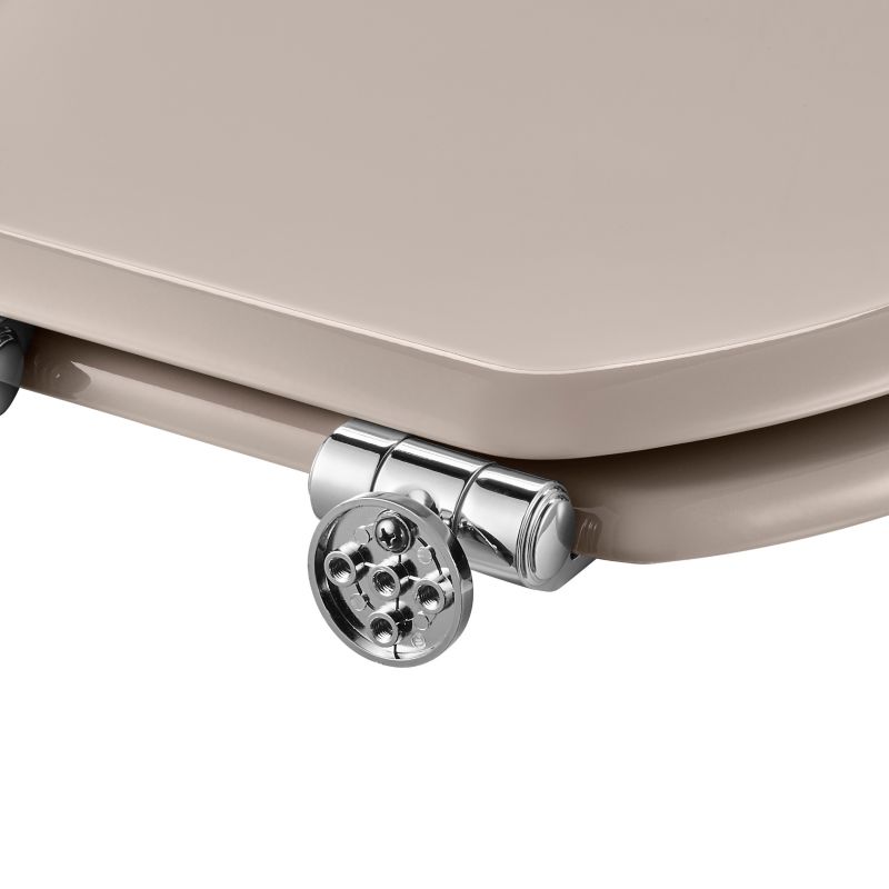 GoodHome Pilica MDF wc-sæde med soft-close i beige