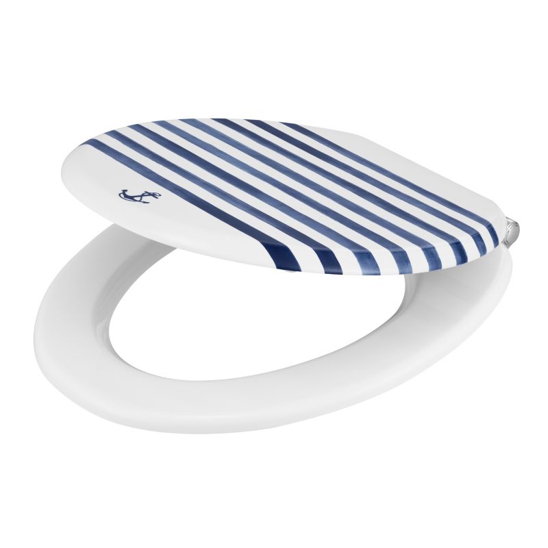 Toiletsæde Pilica MDF Hvid Softclose 37x43,5 cm